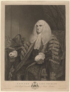 Edward, Lord Thurlow von Francesco Bartolozzi after Sir Joshua Reynolds