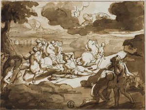 Bekehrung des Heiligen Paulus von Francesco Coghetti