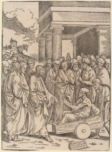 Die Auferweckung des Lazarus von Francesco Denanto