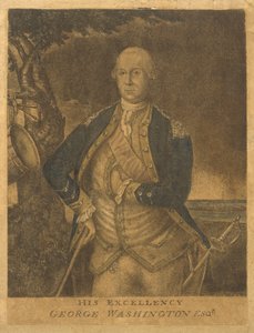 Seine Exzellenz, George Washington Esqr., ca. 1776 (Mezzotinto) von Francesco Fergola