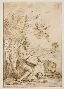 St. Hieronymus in der Wildnis