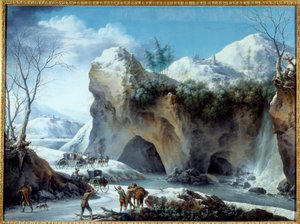 Schneelandschaft von Francesco Foschi