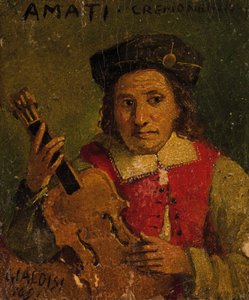 Porträt von Nicola Amati 1596-1684, Ende des 17. Jahrhunderts von Francesco Gialdisi
