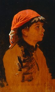 Roter Schal von Francesco Gioli