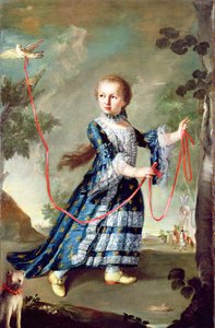 Ein junges Mädchen der Familie Gradenigo mit einer Taube von Francesco Guardi