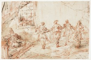 Haremszene von Francesco Guardi