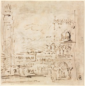 Piazza San Marco mit Dogenpalast von Francesco Guardi