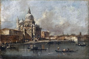 Santa Maria della Salute in Venedig von Francesco Guardi