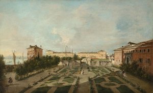 Der Garten des Palazzo Contarini dal Zaffo, ca. 1770