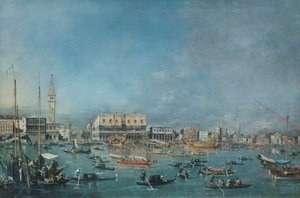 Die Abfahrt des Bucintoro, ca. 1765-80 von Francesco Guardi