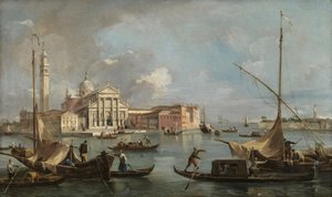 Ansicht von San Giorgio Maggiore, ca. 1760 von Francesco Guardi