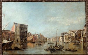 Ansicht des Canal Grande in Venedig von Francesco Guardi