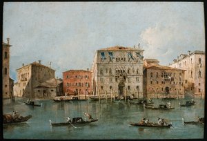 Ansicht des Palazzo Loredan von Francesco Guardi