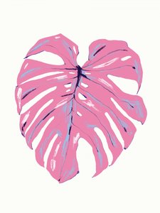 Tropische Pinke Monstera von Francesco Gulina