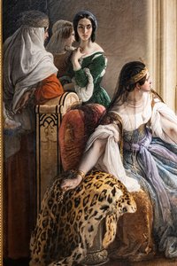 Giorgio Cornaro, von der Republik Venedig nach Zypern geschickt, informiert Königin Caterina Cornaro, eine seiner Verwandten, dass sie nicht mehr Eigentümerin ihres Reiches ist, da das Löwenbanner auf der Insel-Festung weht