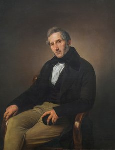 Porträt von Alessandro Manzoni von Francesco Hayez