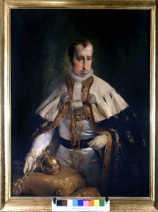 Porträt von Ferdinand I., Kaiser von Österreich von Francesco Hayez. Museo del Risorgimento, Mailand von Francesco Hayez
