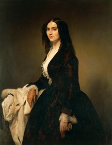 Porträt von Frau Matilde Juva Branca von Francesco Hayez