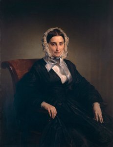 Porträt von Teresa Borri (zweite Frau von Alessandro Manzoni)