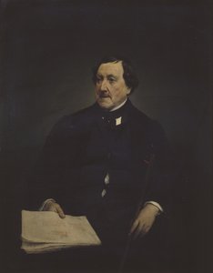 Porträt des Komponisten Gioachino Antonio Rossini 1792-1868 von Francesco Hayez