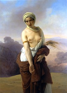 Ruth. Gemälde von Francesco Hayez. 1853. Musei Civici, Bologna von Francesco Hayez