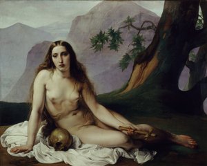 Die reuige Maria Magdalena, 1833 von Francesco Hayez