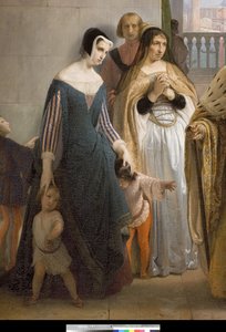 Das letzte Treffen zwischen Jacopo Foscari und seiner Familie vor dem Exil