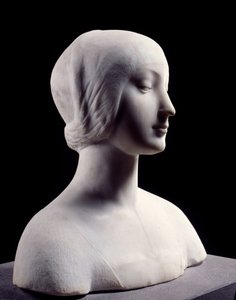 Büste einer jungen Frau namens Beatrice d