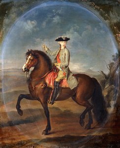 Ein Reiterporträt von Franz, Herzog von Lothringen
