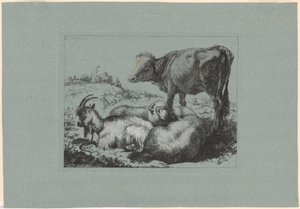 Tafel 6, aus der Serie von 12 Pastoralszenen von Francesco Londonio