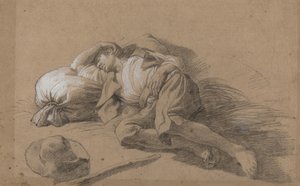 Schlafender Bauer von Francesco Londonio