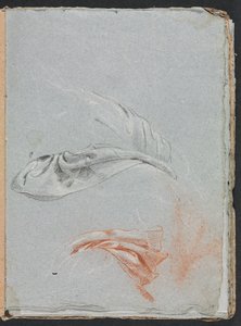 Verona Skizzenbuch: Draperiestudien Seite 17, 1760 von Francesco Lorenzi