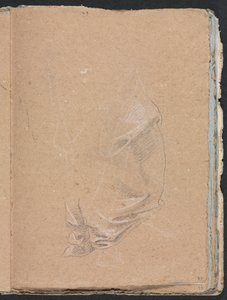 Verona Skizzenbuch: Draperiestudie (Seite 57)