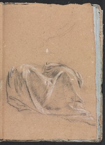 Verona Skizzenbuch: Draperiestudie Seite 35, 1760 von Francesco Lorenzi