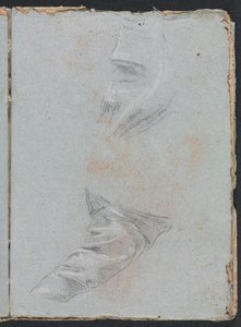 Verona Skizzenbuch: Draperiestudie Seite 39, 1760 von Francesco Lorenzi