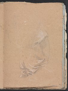 Verona Skizzenbuch: Draperiestudie Seite 57, 1760