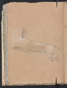 Verona Skizzenbuch: Weiblicher rechter Arm und Hand (Seite 44) von Francesco Lorenzi