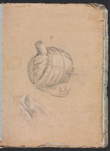 Verona Skizzenbuch: Kopf mit Turban Seite 11, 1760 von Francesco Lorenzi