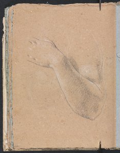 Verona Skizzenbuch: Linker Arm und Hand Seite 46, 1760