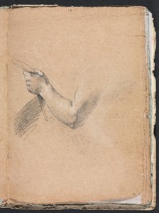 Verona-Skizzenbuch: Linker Arm und Hand, Seite 75, 1760