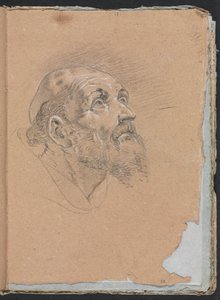 Verona Skizzenbuch: Mönch Seite 25, 1760 von Francesco Lorenzi