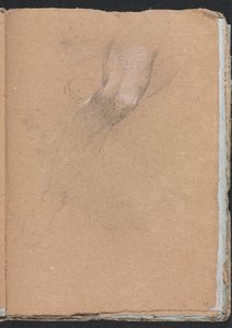 Verona-Skizzenbuch: Rechtes Bein, Seite 33, 1760 von Francesco Lorenzi