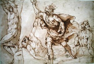 Studien für das Martyrium des hl. Sebastian und die Steinigung des hl. Stephanus