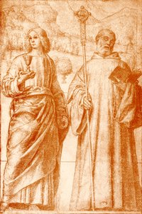Johannes der Täufer und St. Benedikt von Francesco Morone