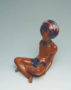 Sitzende Figur Indisch von Francesco Nonni