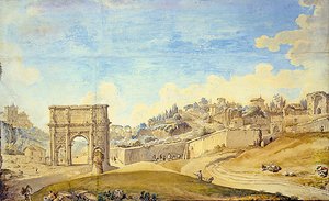 Ansicht von Rom von Francesco Panini
