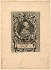 Papst Pius VI (1775-1799) von Francesco Piranesi