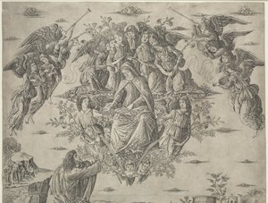 Die Himmelfahrt der Jungfrau von Francesco Rosselli