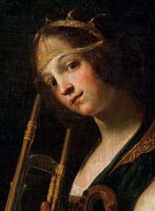 Konzert (Detail), spätes 16. oder frühes 17. Jahrhundert von Francesco Rustici