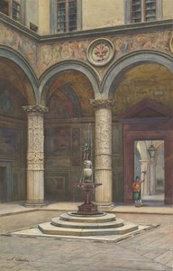 Hof des Palazzo Vecchio, Florenz